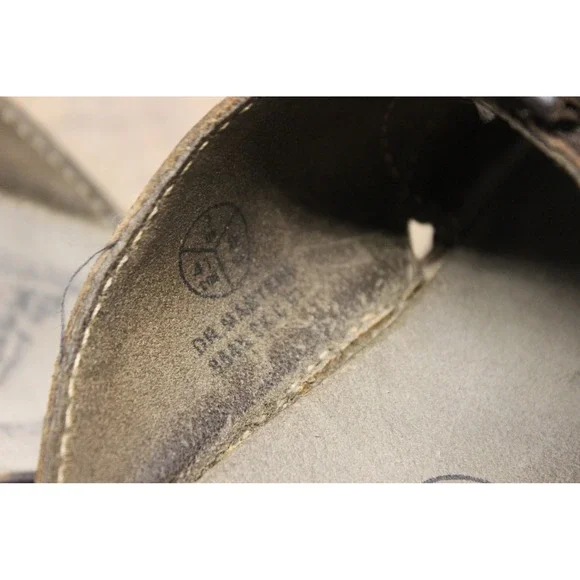 Dr.‎ Martens Unisex Leather Criss Cross Slip On Slide Sandals Vintage Size 8